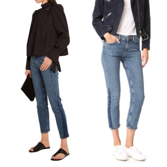 MiH Tomboy Cropped Mid-Rise Skinny Boyfriend Jeans